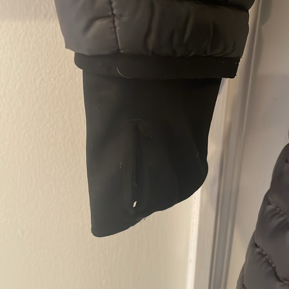 Cintamani down puffy long coat size medium black jacket with hood Iceland long - Picture 6 of 14